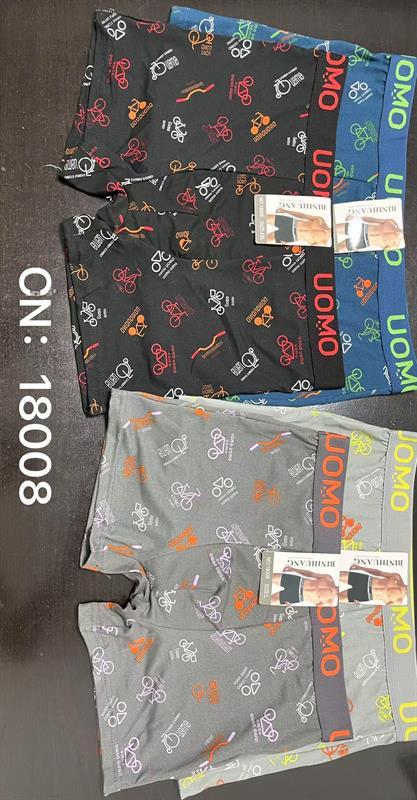 18008 Bóxer UOMO de algodón con dibujo para hombre.