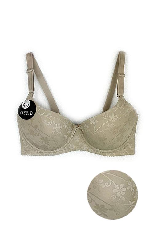 3926 Sujetador tallas grandes con dibujo