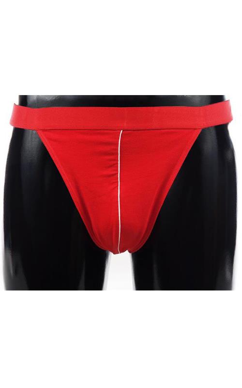 5051 Tanga rojo de hombre en algodón