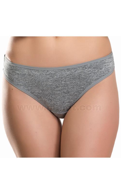 C335-1 Conjunto de sujetador más tanga " Gris Oscuro "