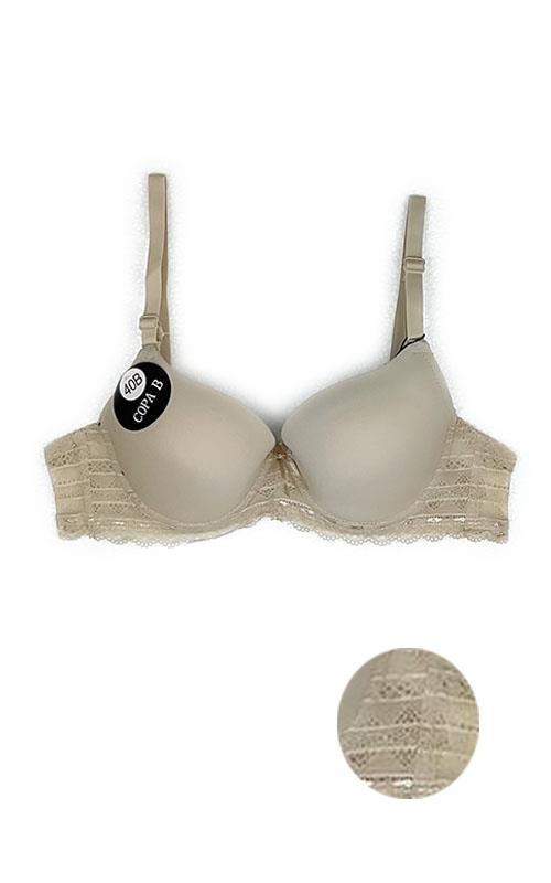 9917 Sujetador push up con encaje.