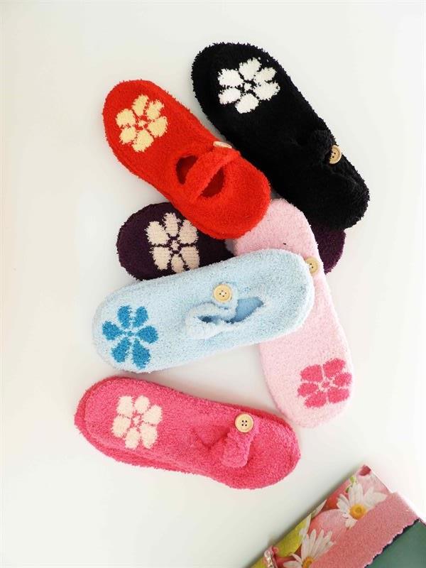 A0015 Calcetines mujer estilo zapatilla antideslizante
