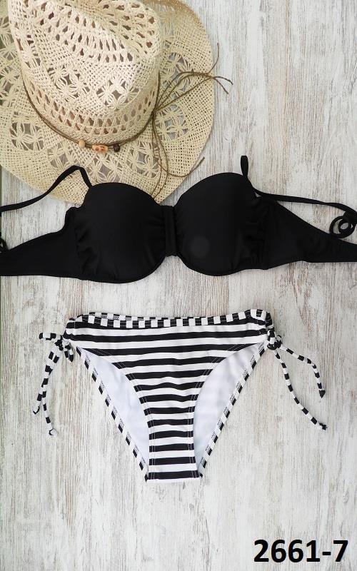 2661-6-NIT Bikini palabra de honor