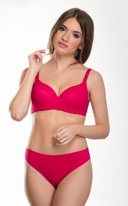 C355 Conjunto sujetador con relleno y braga normal