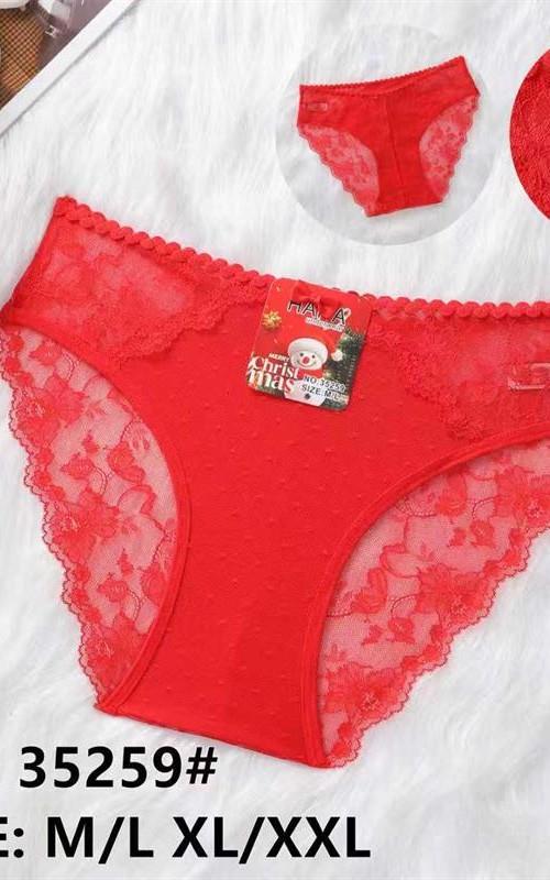 35259 Braga roja con encaje para mujer.