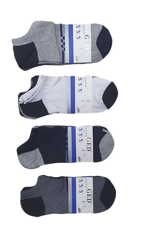8316-523 Calcetín tobillero invisible para hombre.