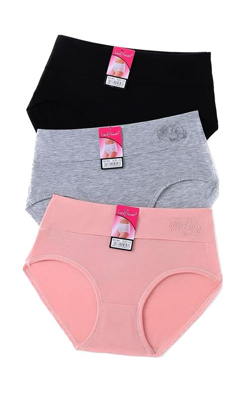 B843 Braga básica para mujer, en talle alto.