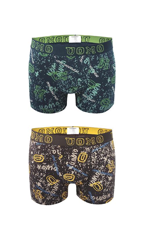 94093 Calzoncillo bóxer de algodón estampado.