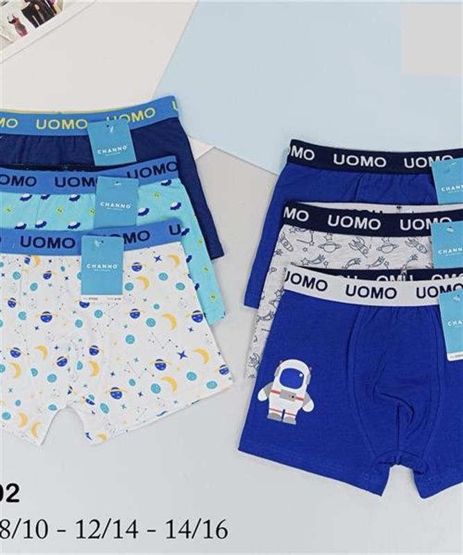 97502 Bóxer infantil de algodón 