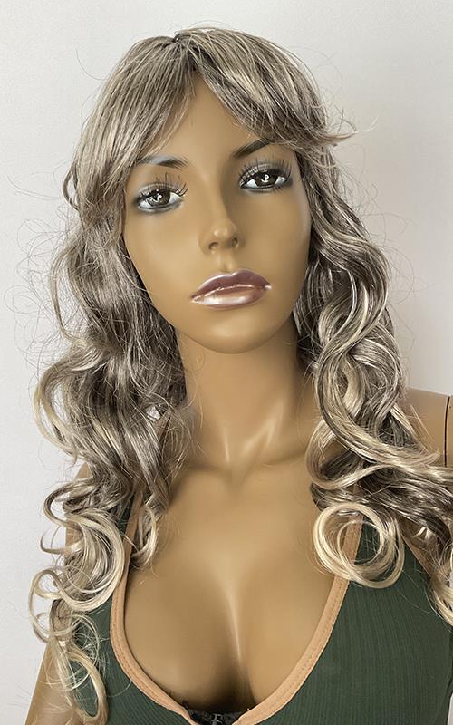 Peluca para mujer en color ceniza.