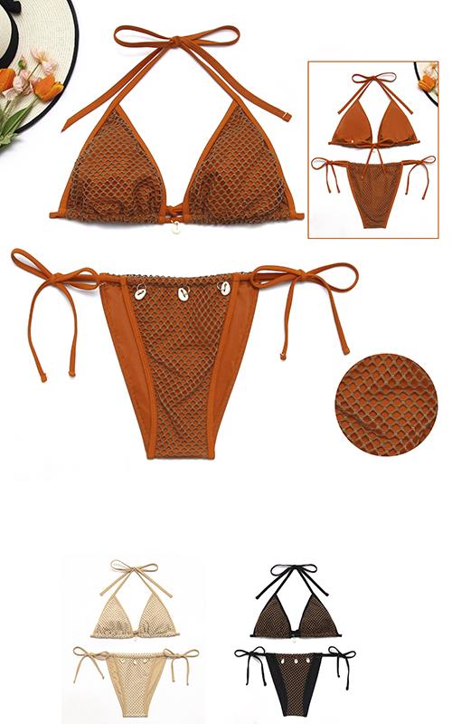 CA2505 Bikini juvenil de rejilla.
