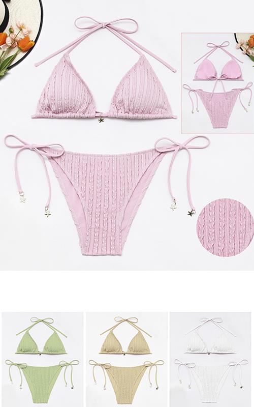 CA2512 Bikini juvenil de ganchillo