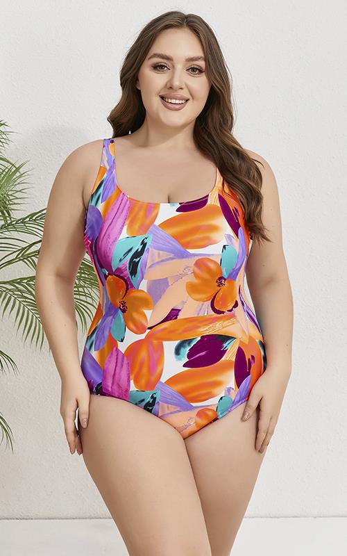 3299 Bañador estampado para señora.