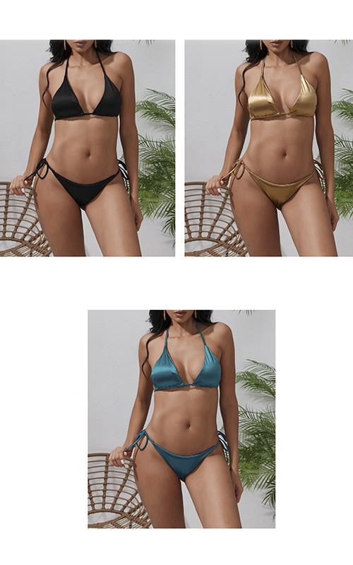 FH3326 Bikini juvenil con brillo satinado.