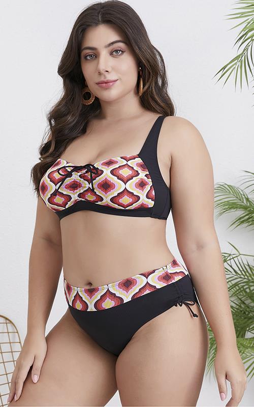 FH3351 Bikini de copa regulable al centro.