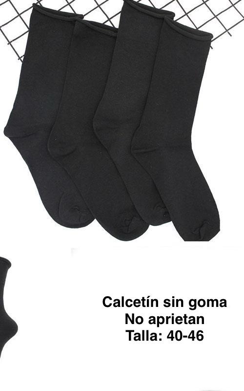 YK7054C Calcetines de algodón antipresión para hombre