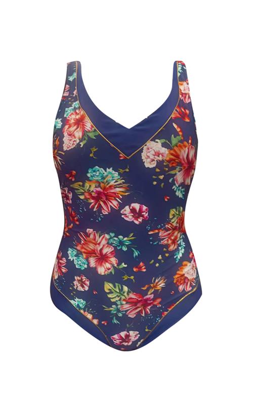 LS2222 Bañador estampado de corte clásico
