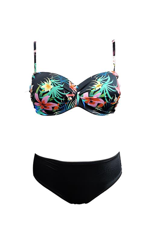 LS2291 Bikini palabra de honor con relleno