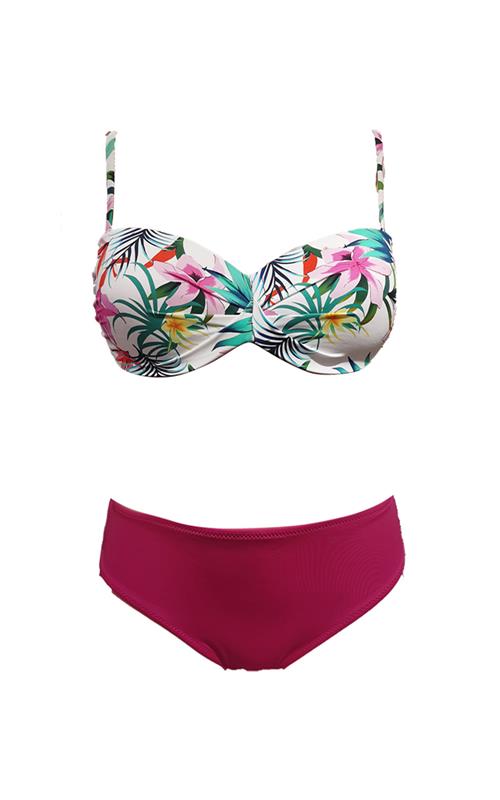 LS2291 Bikini palabra de honor con relleno