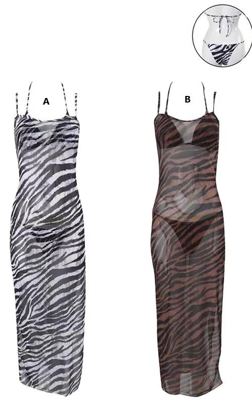 MP5098 Conjunto de bikini más vestido