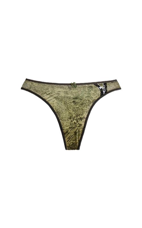 0061 Tanga estampado vaquero