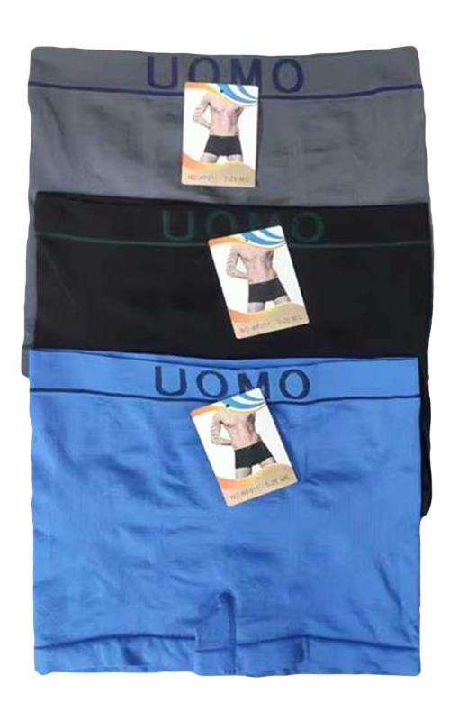 WF011 Bóxer de microfibra para hombre, acabado liso.