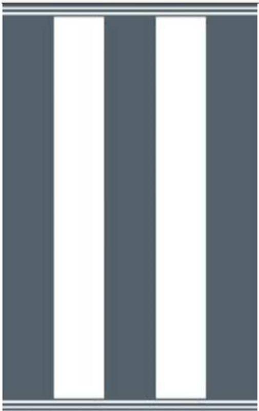 825-3 Toalla marinera con rayas grises.