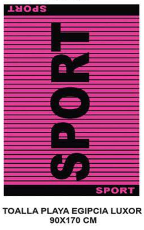 480-16 Toalla de playa estampada " Sport "